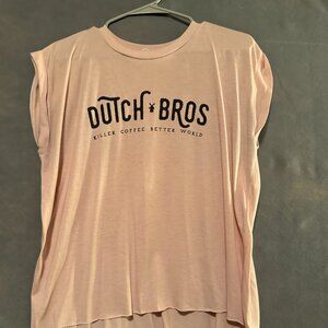 Dutch Bros Killer Coffee Better World Light Pink Tee